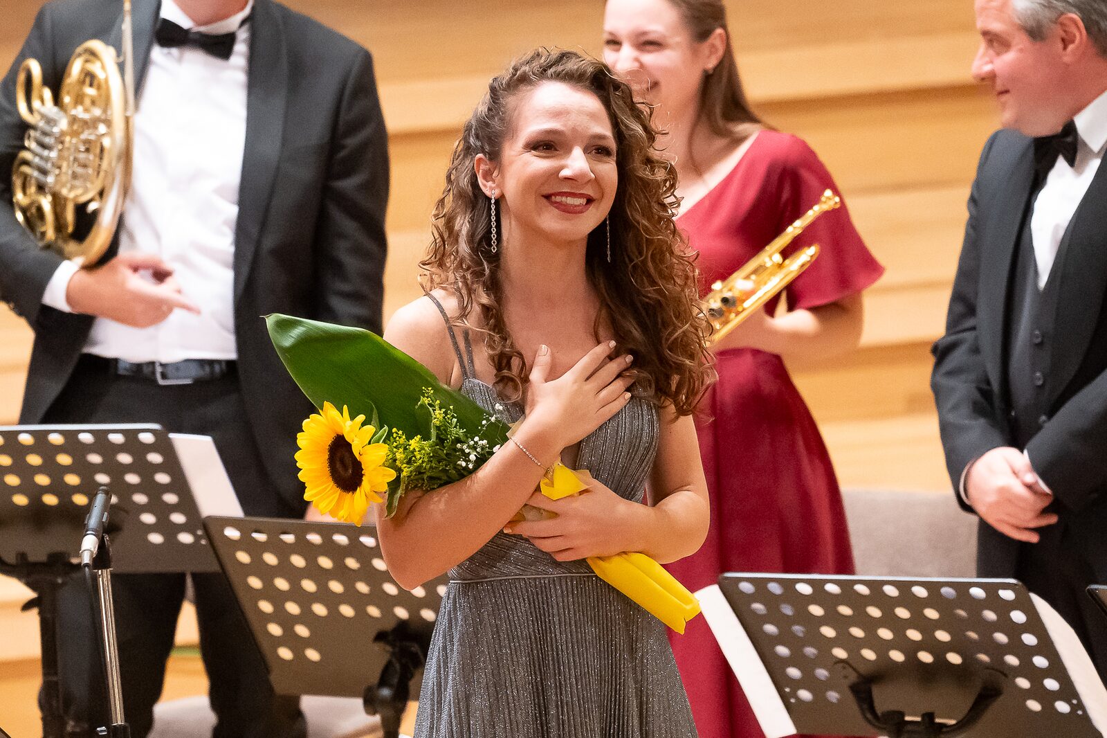Svetlina Stoyanova at the curtain call