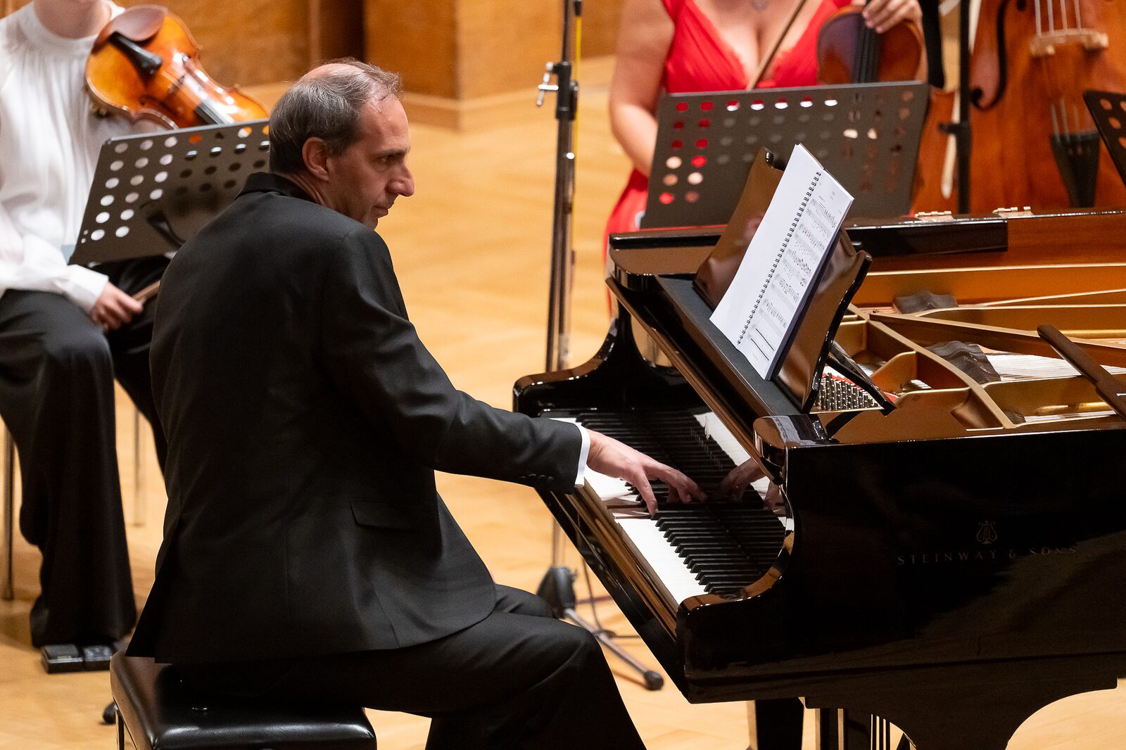 Miroslav Georgiev at the piano